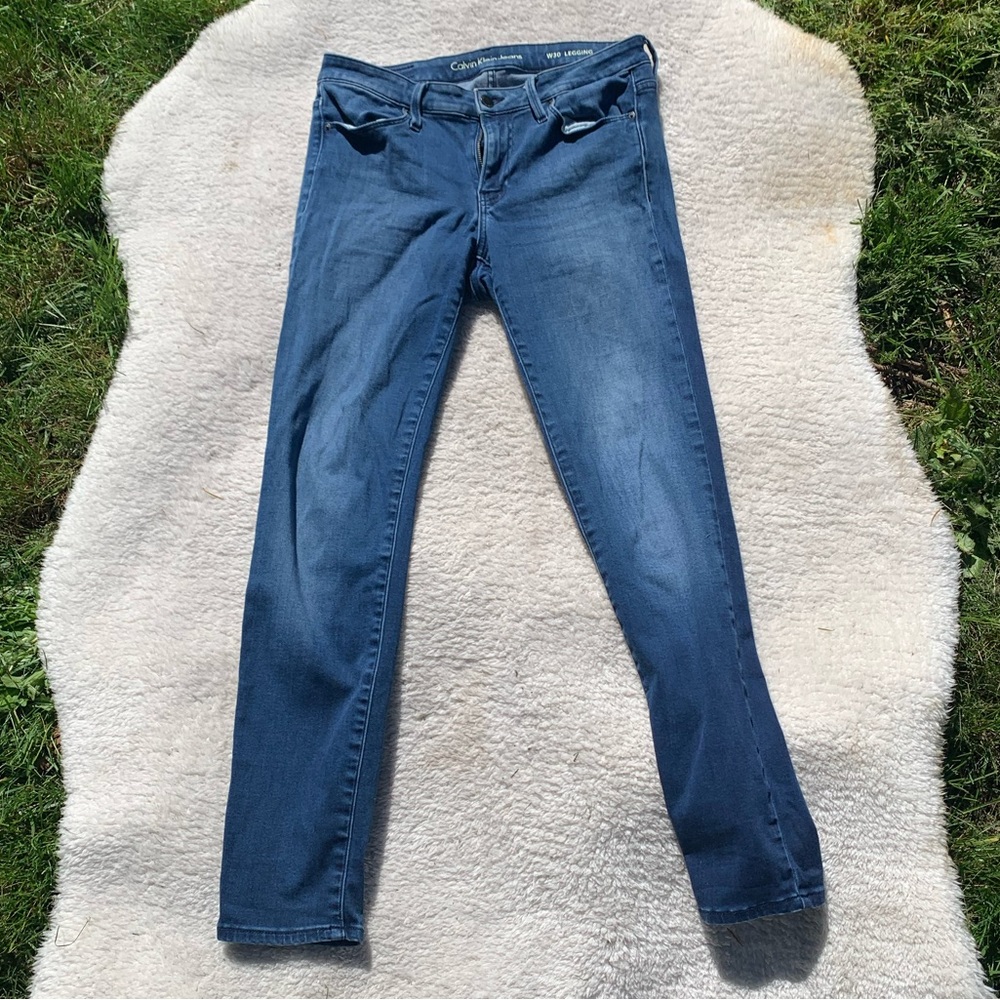 Calvin Klein blue jeans